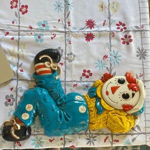 Vintage 1977 Bobbs Merrill Raggedy Andy Wall Plaque